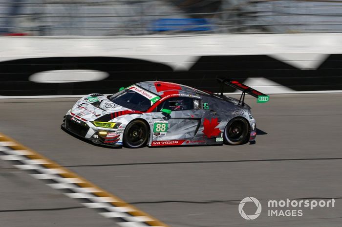 #88 WRT Speedstar Audi Sport Audi R8 LMS GT3, GTD: Mirko Bortolotti, Rolf Ineichen, Daniel Morad