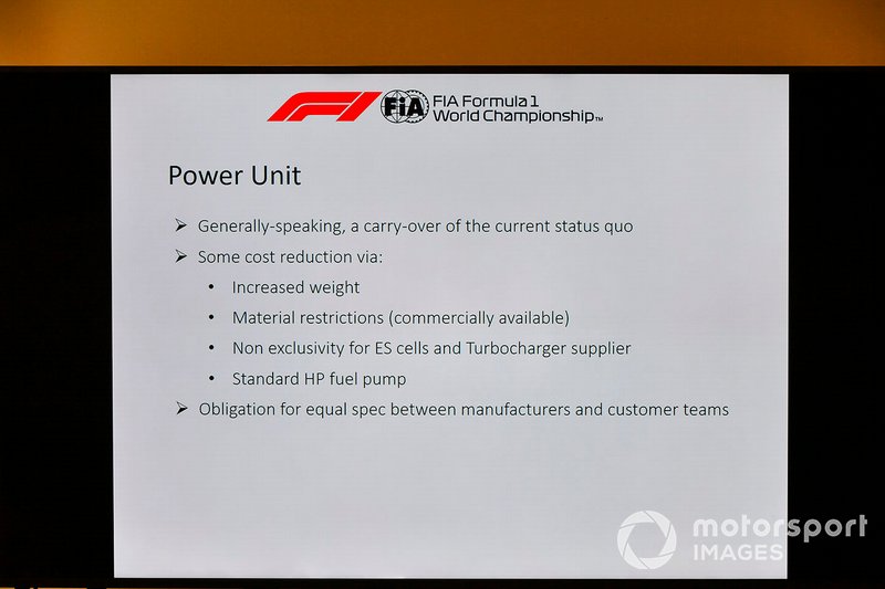 The 2021 Formula 1 technical regulations are unveiled in a press conference