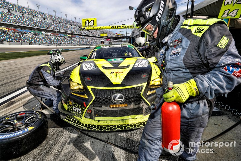 #14 AIM Vasser Sullivan Lexus RC F GT3: Jack Hawksworth, Parker Chase, Michael De Quesada, Kyle Busch