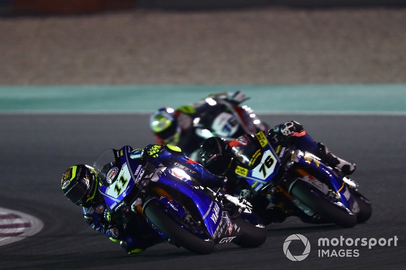 Sandro Cortese, GRT Yamaha WorldSBK, Loris Baz, Ten Kate Racing Yamaha