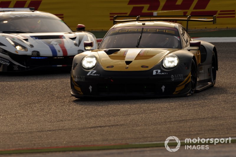 #57 Team Project 1 Porsche 911 RSR: Ben Keating, Larry ten Voorde, Jeroen Bleekemolen