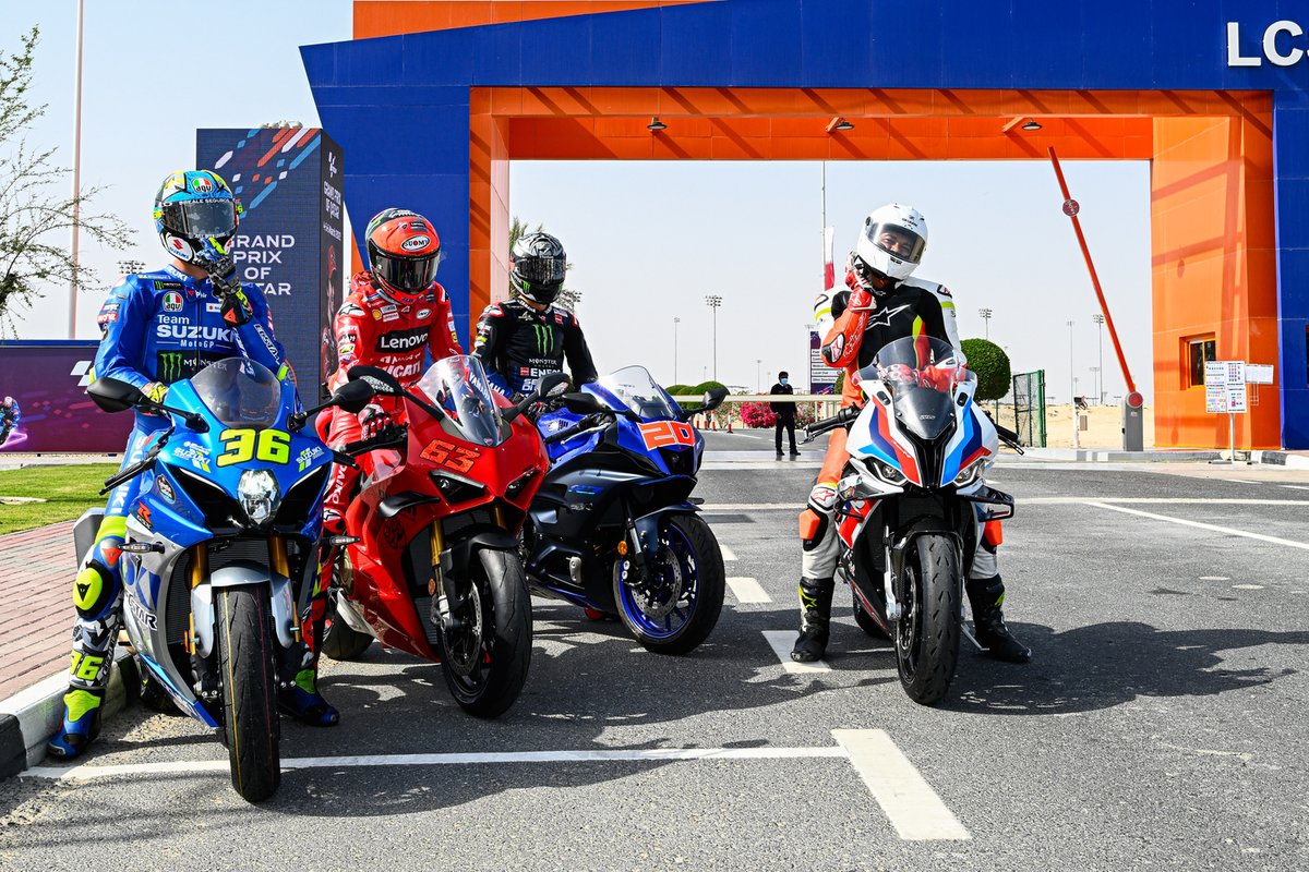 Joan Mir, Team Suzuki MotoGP, Francesco Bagnaia, Ducati Team, Fabio Quartararo, Yamaha Factory Racing, Cafu, former professional footballer
