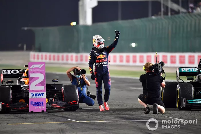 Max Verstappen, Red Bull Racing, segundo clasificado