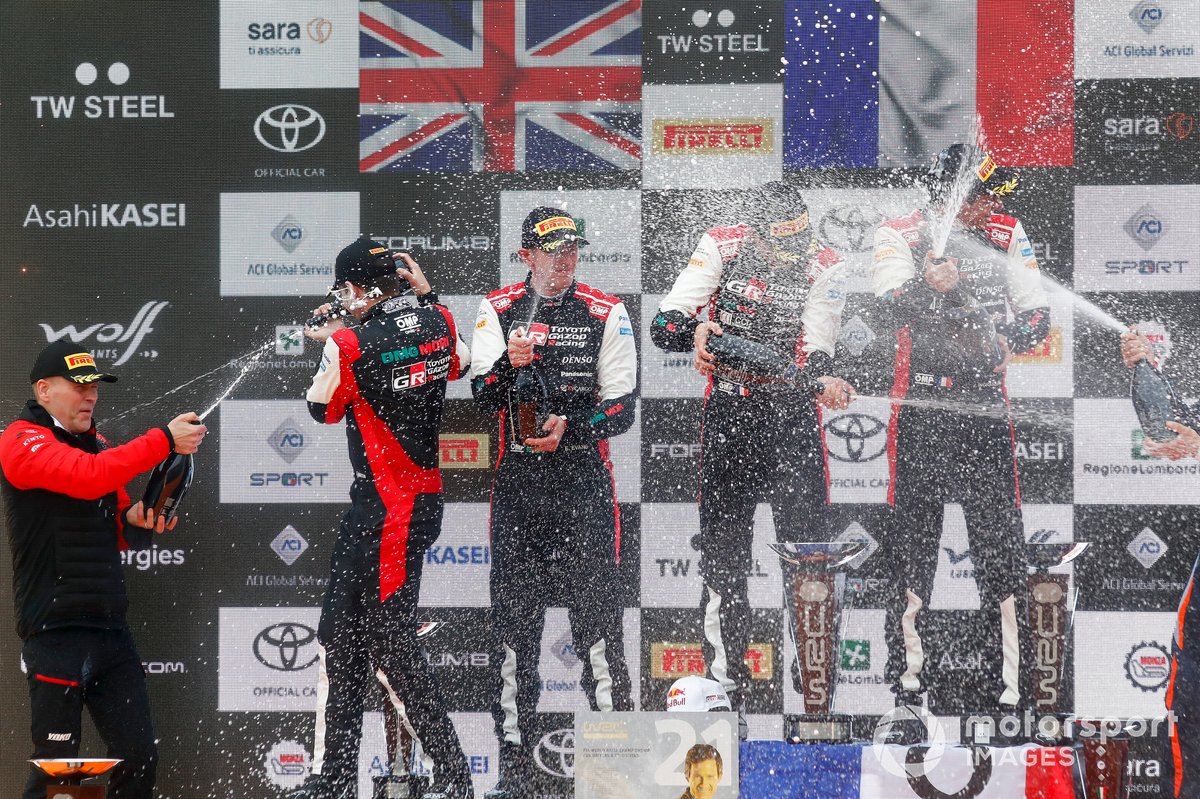 1. Sébastien Ogier, Julien Ingrassia, Toyota Gazoo Racing WRT Toyota Yaris WRC, 2. Elfyn Evans, Scott Martin, Toyota Gazoo Racing WRT Toyota Yaris WRC