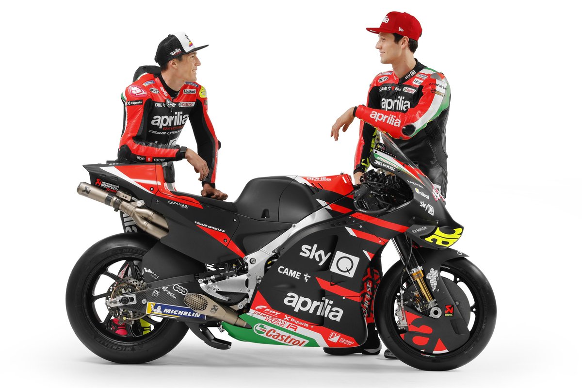 Aleix Espargaro en Lorenzo Savadori, Aprilia Racing Team Gresini