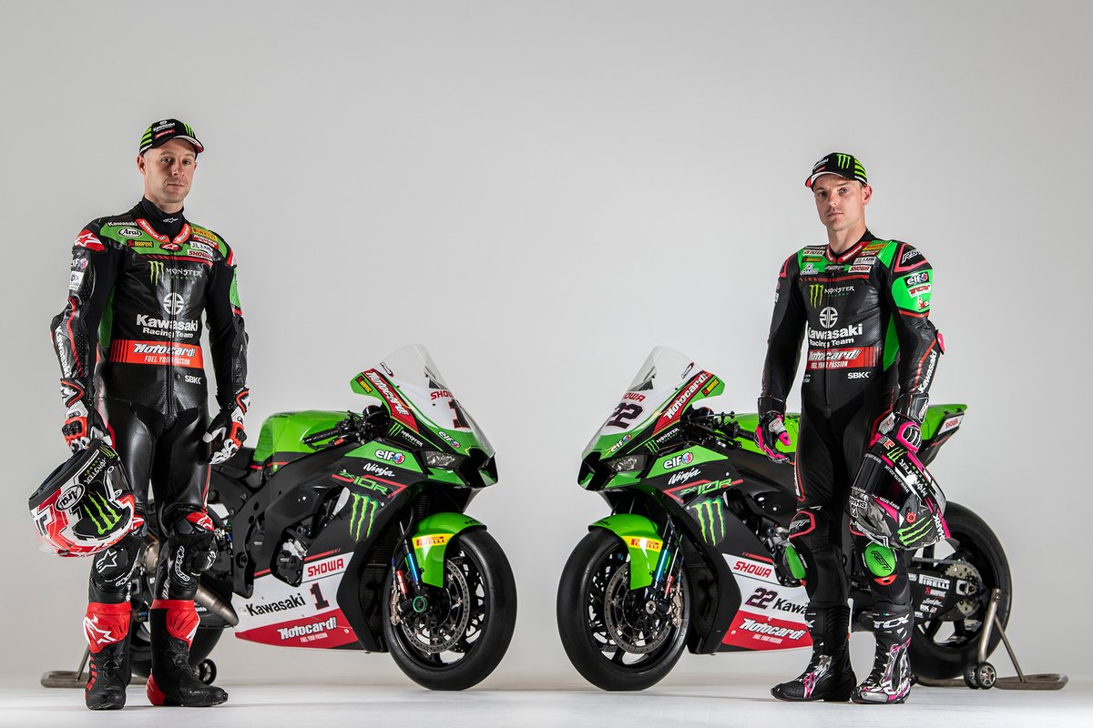 Jonathan Rea, Kawasaki Racing Team WorldSBK, 	Alex Lowes, Kawasaki Racing Team WorldSBK