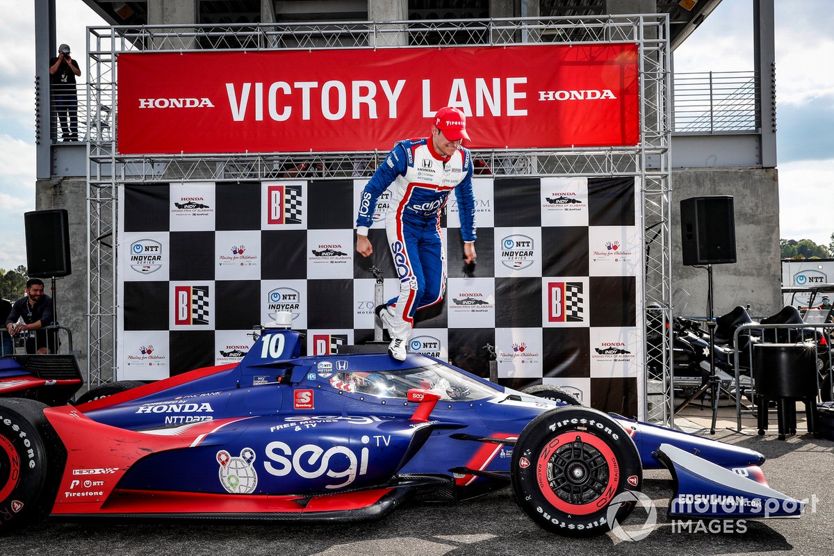 Podio: Alex Palou, Chip Ganassi Racing Honda