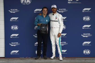 Felipe Massa ve Pole: Lewis Hamilton, Mercedes AMG F1