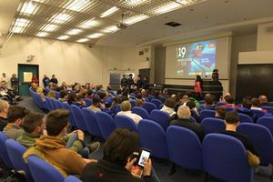 Atmosfera durante la presentazione