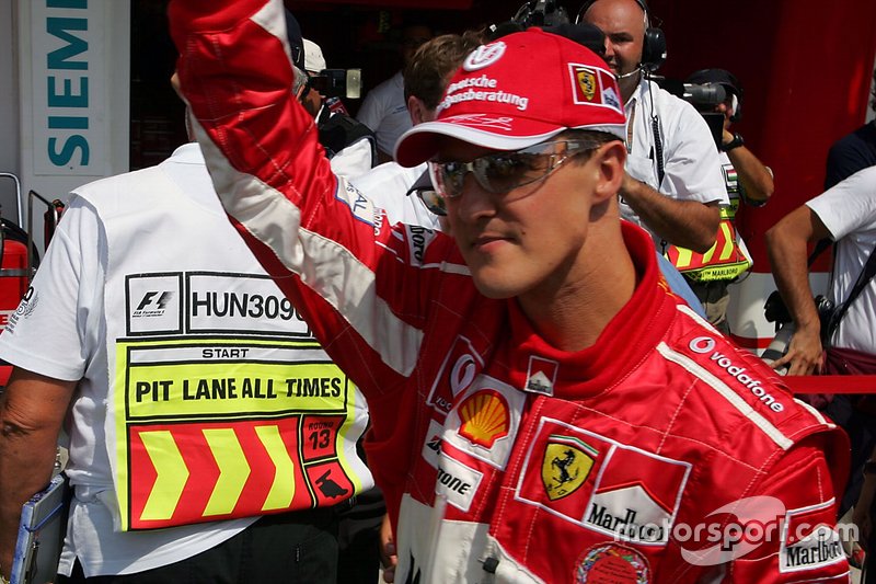 10. Ungarn 2005, Michael Schumacher vor Juan Pablo Montoya - 0,897 Sekunden
