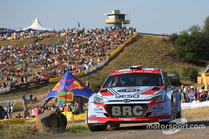 Pierre Louis Loubet, Vincent Landais, Hyundai I20 R5, BRC Racing Team