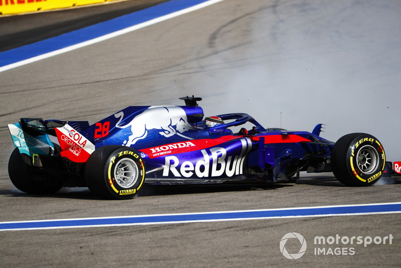 Brendon Hartley, Scuderia Toro Rosso STR13 melintir