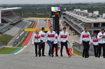 Charles Leclerc, Alfa Romeo Sauber F1 Team walks the track