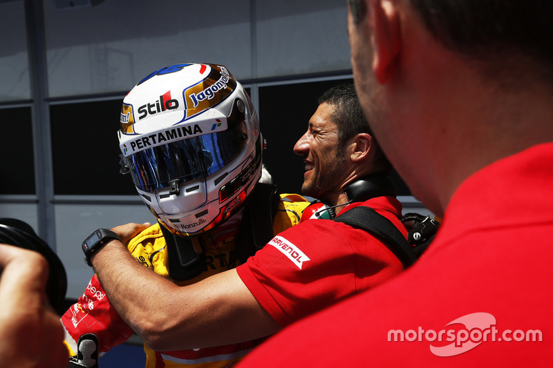 Il vincitore della gara Antonio Giovinazzi, PREMA Racing