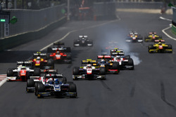 Raffaele Marciello, RUSSIAN TIME, memimpin Nobuharu Matsushita, ART Grand Prix, Oliver Rowland, MP M