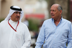 Ron Dennis, McLaren Executive Chairman and Sheikh Mohammed bin Essa Al Khalifa, CEO of the Bahrain E
