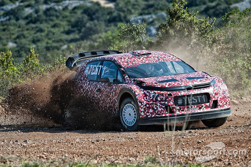Kris Meeke test de Citroën C3 WRC 2017