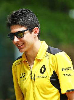 Esteban Ocon, pilote d'essais Renault Sport F1 Team