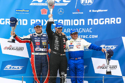 Podium: winner Norbert Kiss, second place Adam Lacko, third place Jochen Hahn
