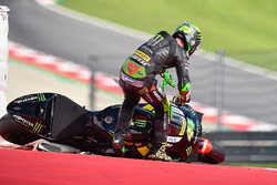Chute de Pol Espargaro, Tech 3 Yamaha