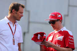 Alex Wurz, and Kimi Raikkonen, Scuderia Ferrari
