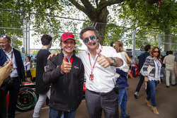 Emerson Fittipaldi and Alejandro Agag, Formula E CEO