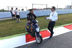 Johann Zarco, Ajo Motorsport, à l'emplacement de la nouvelle chicane qui remplace le virage n°12