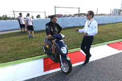 Johann Zarco, Ajo Motorsport, à l'emplacement de la nouvelle chicane qui remplace le virage n°12