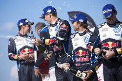 Sébastien Ogier, Julien Ingrassia, Volkswagen Polo WRC, Volkswagen Motorsport; Andreas Mikkelsen, An