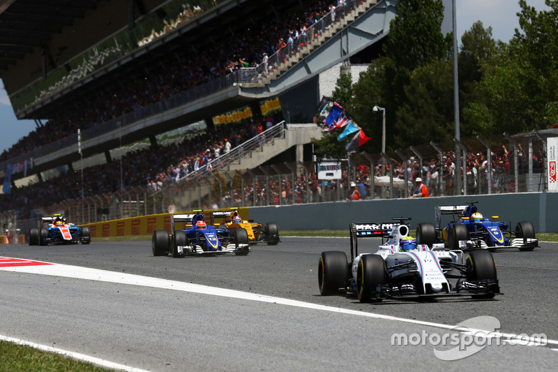 Felipe Massa, saindo do 18º lugar, fez uma boa prova de recuperação.