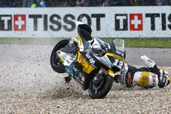 Thomas Lüthi, Interwetten chute derrière Sam Lowes, Federal Oil Gresini Moto2