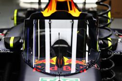 The Red Bull Racing RB12 fitted with the Aero Screen