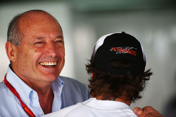 Ron Dennis, McLaren Executive Chairman with Fernando Alonso, McLaren