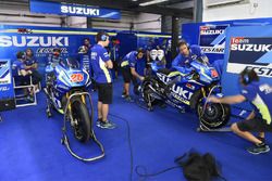 Le garage Suzuki MotoGP