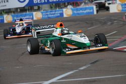 Jake Parsons, Juncos Racing, leads teammate Nicolas Dapero