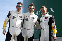 Оливер Гэвин, Томми Милнер и Марсель Фесслер, #4 Corvette Racing Chevrolet Corvette C7.R
