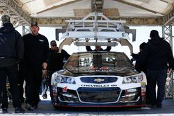 Kevin Harvick, Stewart-Haas Racing Chevrolet, bei der technischen Abnahme