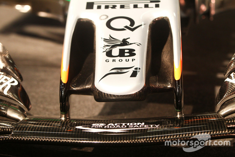 Sahara Force India VJM10, nose detail