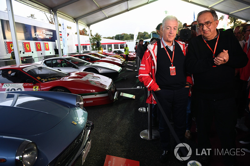 Sergio Marchionne, CEO FIAT and Piero Lardi Ferrari, Ferrari Vice President at Ferrari 70th Annivers