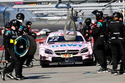 Pit stop, Lucas Auer, Mercedes-AMG Team HWA, Mercedes-AMG C63 DTM