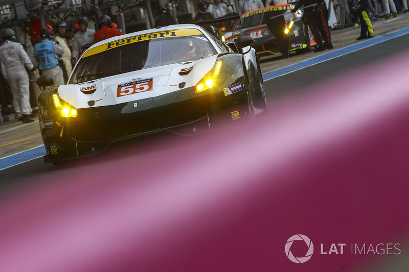 Второе место GTE Am: Spirit of Race Ferrari 488 GTE №55
