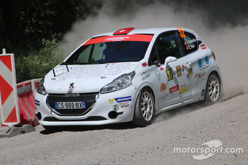 Victor Darbelay, Charlène Bori, Peugeot 208 R2, Atelier de la Tzoumaz