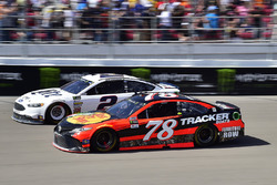 Martin Truex Jr., Furniture Row Racing Toyota, Brad Keselowski, Team Penske Ford
