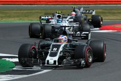 Romain Grosjean, Haas F1 Team VF-17, Lance Stroll, Williams FW40