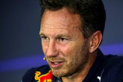 Christian Horner, team principal Red Bull Racing lors de la conférence de presse