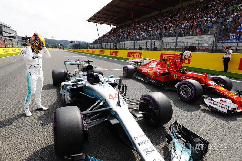 Polesitter Lewis Hamilton, Mercedes AMG F1