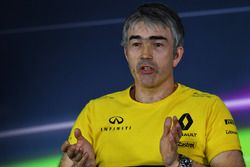 Nick Chester, Renault Sport F1 Team Technical Director in the Press Conference