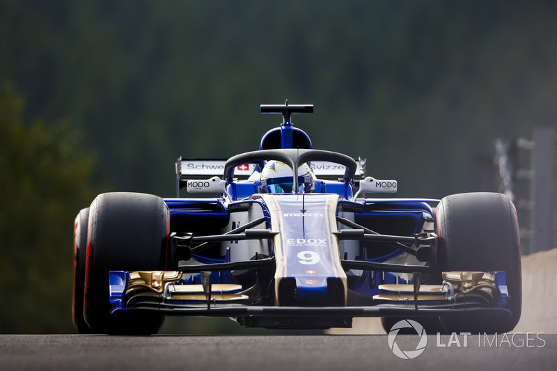 Marcus Ericsson, Sauber C36 con el Halo