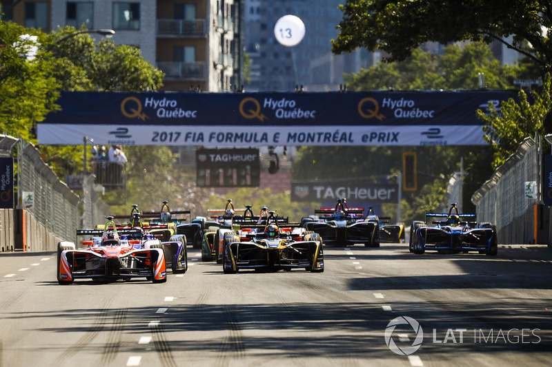 Felix Rosenqvist, Mahindra Racing, líder al inicio de la carrera