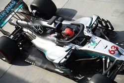 Джордж Расселл, Mercedes AMG F1 W08 с системой Halo